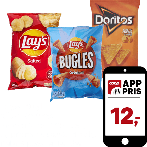 Lays, Bugles eller Doritos