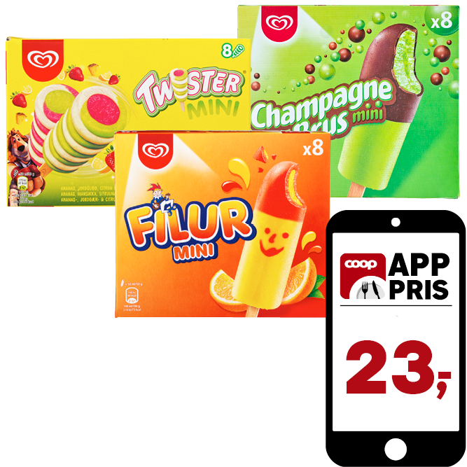 Twister, champagnebrus eller filur is