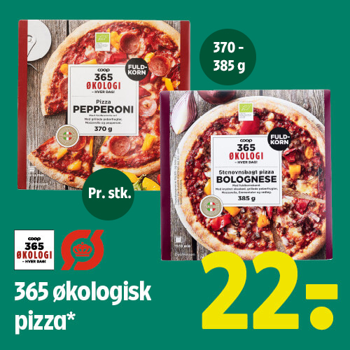 365 økologisk pizza*