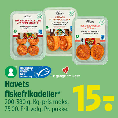 Havets fiskefrikadeller*