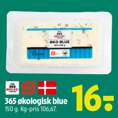 365 økologisk blue