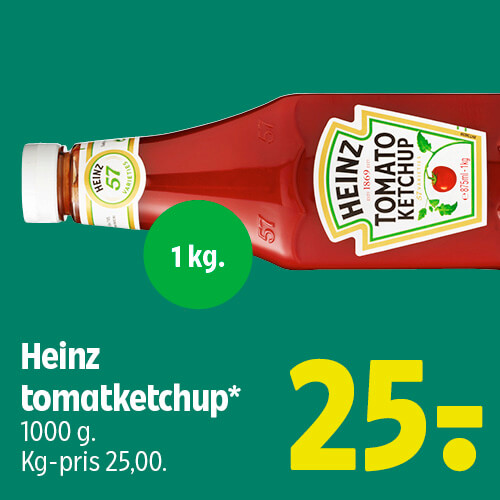 Heinz tomatketchup*